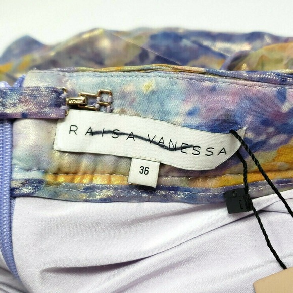 NEW Raisa Vanessa Pleated Chiffon Cut Out Jumpsuit Size FR 36 US 4/6 Small $1800 - Picture 10 of 11